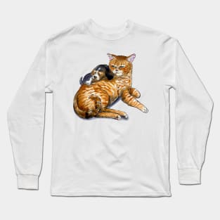 Kitty and Buddy Long Sleeve T-Shirt